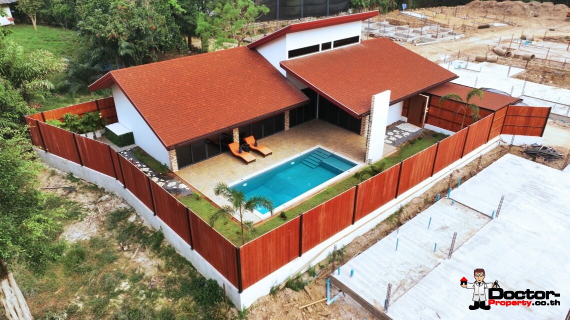 # bedroom pool villa Lamai
